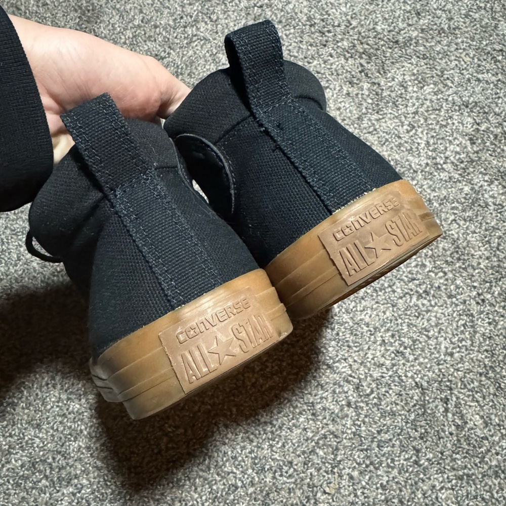 Unisex High Top Black Converse M 10.5 - Picture 4 of 10